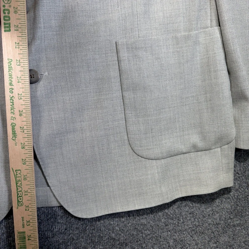 Bonobos Vitale Barberis Canonico Blazer Mens 54R Gray Wool Unstructured Standard